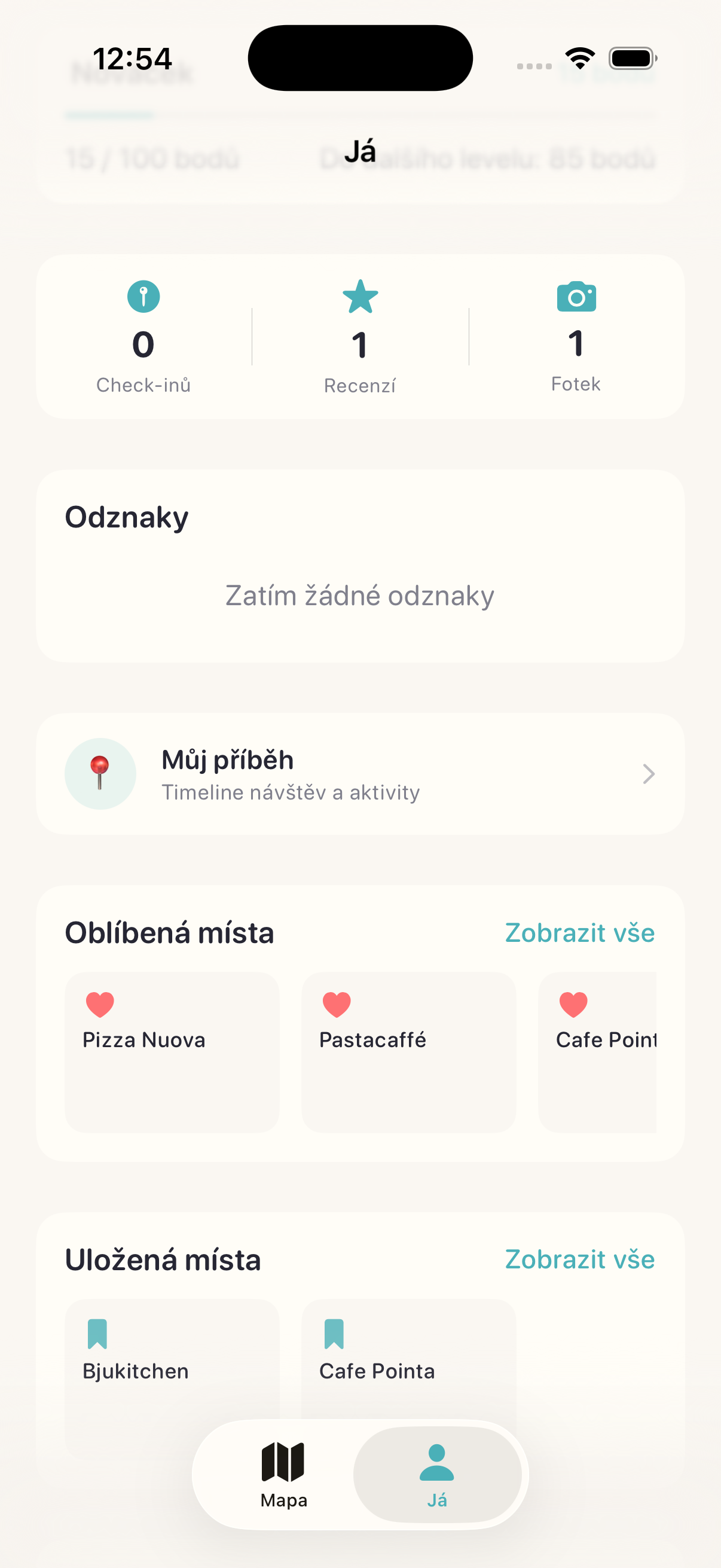 Baby Friendly — profil a gamifikace